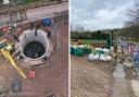 Wessex Water are planning to install three new storage tanks in Frampton Cotterell (photo of similar work taking place in Bradford on Avon, Wiltshire)