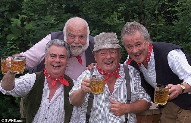 The Wurzels, with John 'Morgy' Morgan second from the left. Image: SWNS