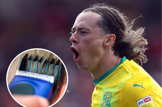 Harry McKirdy has had his famous locks chopped off. Pictures: ROB NOYES/GETTY IMAGES