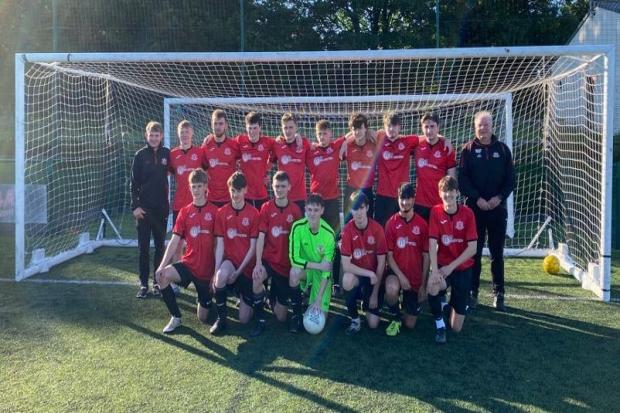 Thornbury Town lost on penalties in the Bristol u18 Football Combination League Plate final