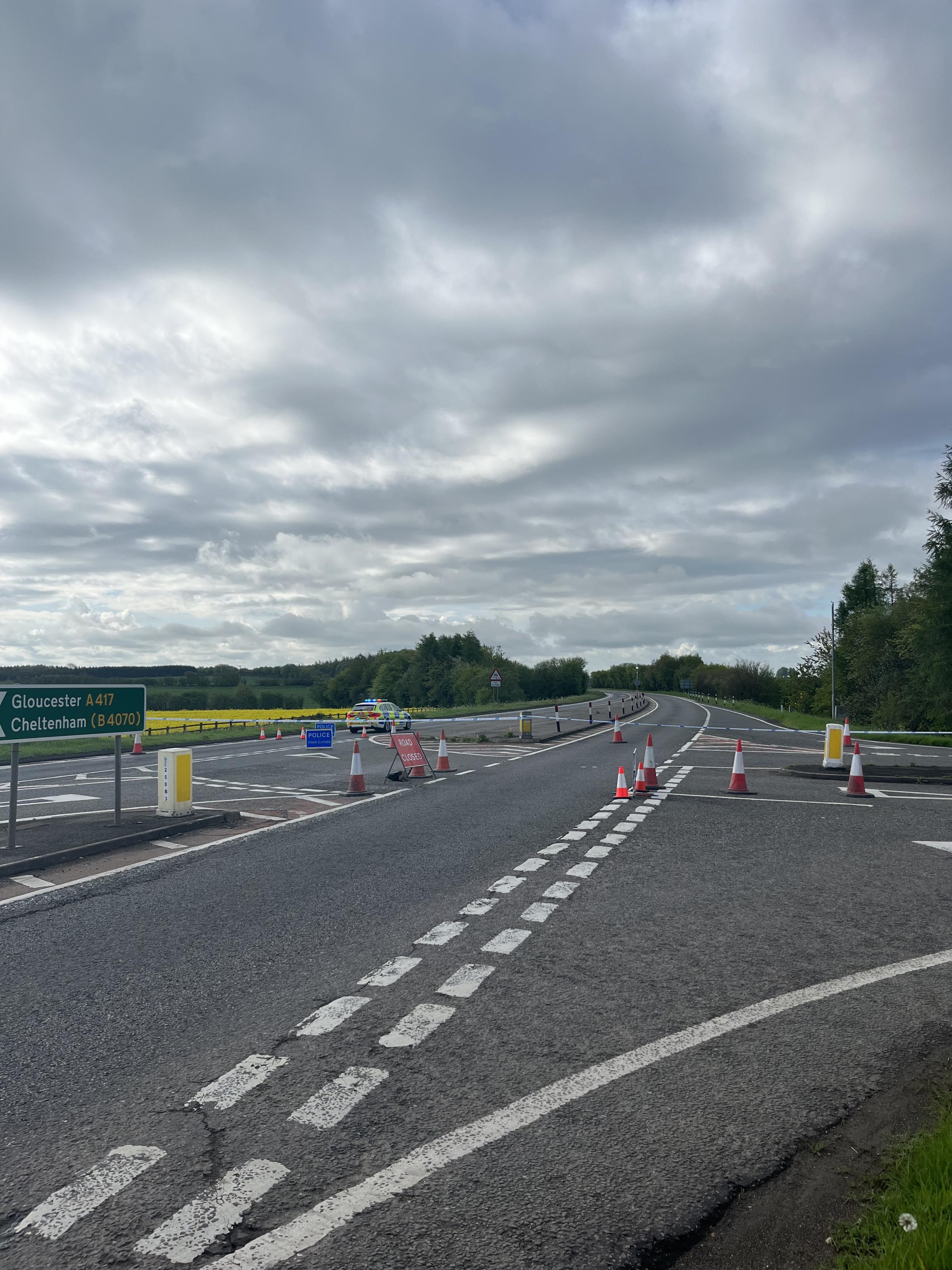 Crash on A417 near Birdlip last night - Vimarsana News