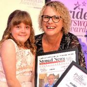 Mya with Newsquest’s event director Sue Griffiths
