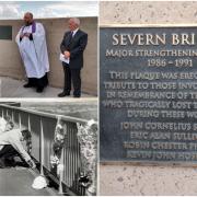 A ceremony was held in memory of the men who lost their lives working on the M48 Severn Bridge.