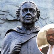 Statue of Mary Seacole. Inset: Cllr Franklin Owusu-Antwi