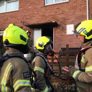 Two hamsters saved from blaze in Dursley 