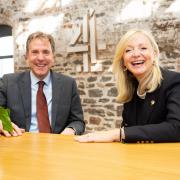 West of England Metro Mayor Dan Norris and West Yorkshire Metro Mayor Tracy Brabin at the Channel 4 Bristol Hub