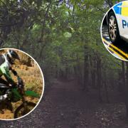 Police alert after motorbike riders tear through woods