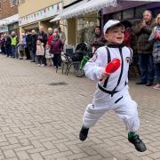 Dursley pancake race is returning this year - photo from last year's event