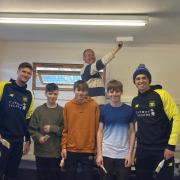 News: Gloucestershire stars help out at local club.