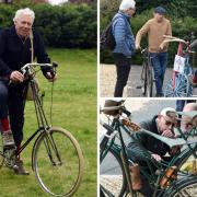 Photos as famous Pedersen bike celebrated