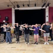 Rehearsals for the Junior DODS of Bugsy Malone ahead of this week's show at the Chantry Centre in Dursley