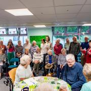 Images from the Macmillan Coffee Morning in Yate Library on Friday. Image: Rich McD
