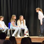 Year seven students performing at the recent KLB welcome showcase