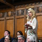 Stroud MP Siobhan Baillie making history during the State Opening of Parliament