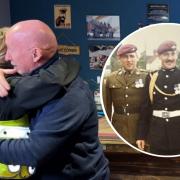 Keith Eamer has been reunited with his stolen war medals