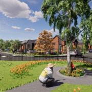 An artist's impression of the new care home in Thornbury - photo by LNT Care Developments