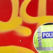 Police are increasing their patrols around Dursley following a rise in graffiti