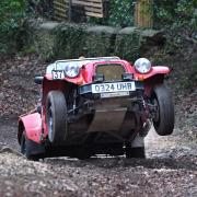 February 04 2024Copyright Photographer Simon Pizzey Ed WellsThe Ladder, The W, NailsworthCotswold Classic Car Trial