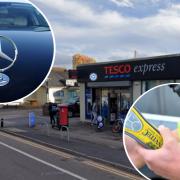Jason Maher, aged 54, from near Caerphilly, was caught while twice the alcohol limit at Tesco Express in Station Road, Yate