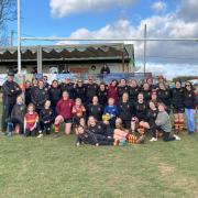 MORE THAN 40 players between the ages of eight and fifty came together to celebrate women's rugby at Dursley Rugby Club.
