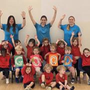 Playleader Jenny Winfield, deputy playleader Donna Dalby and play assistant Natalie Bayle were described as 'excellent role models' by Ofsted inspectors