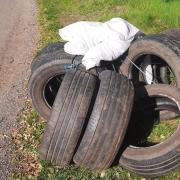 Patrols have increased around the Badminton Estate after an increase in fly-tipping, officers say