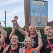 Last year's Thornbury 10km, which also finished at the Anchor Pub