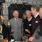 When future King Charles III pulled a pint at village pub 
