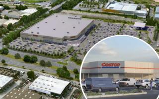 An artist's impression of the proposed Costco in Gloucester