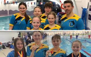Dursley Dolphins have had success at the Gloucester County Championships