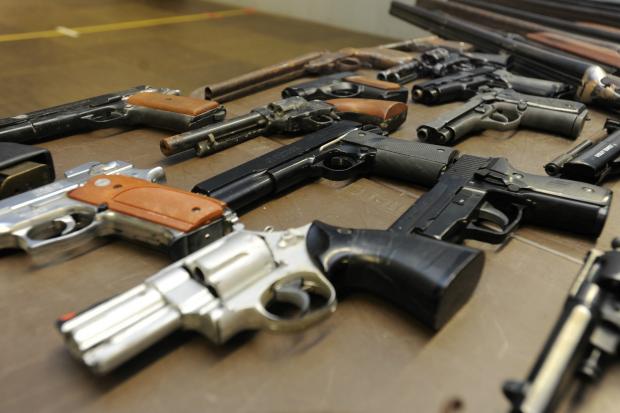 Gloucestershire police had 38 guns handed to them as part of a gun amnesty in 2014