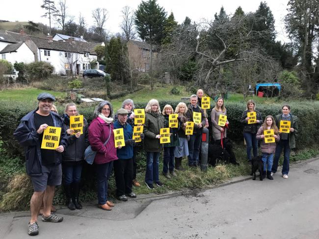 Save Holy Well Green campaigners